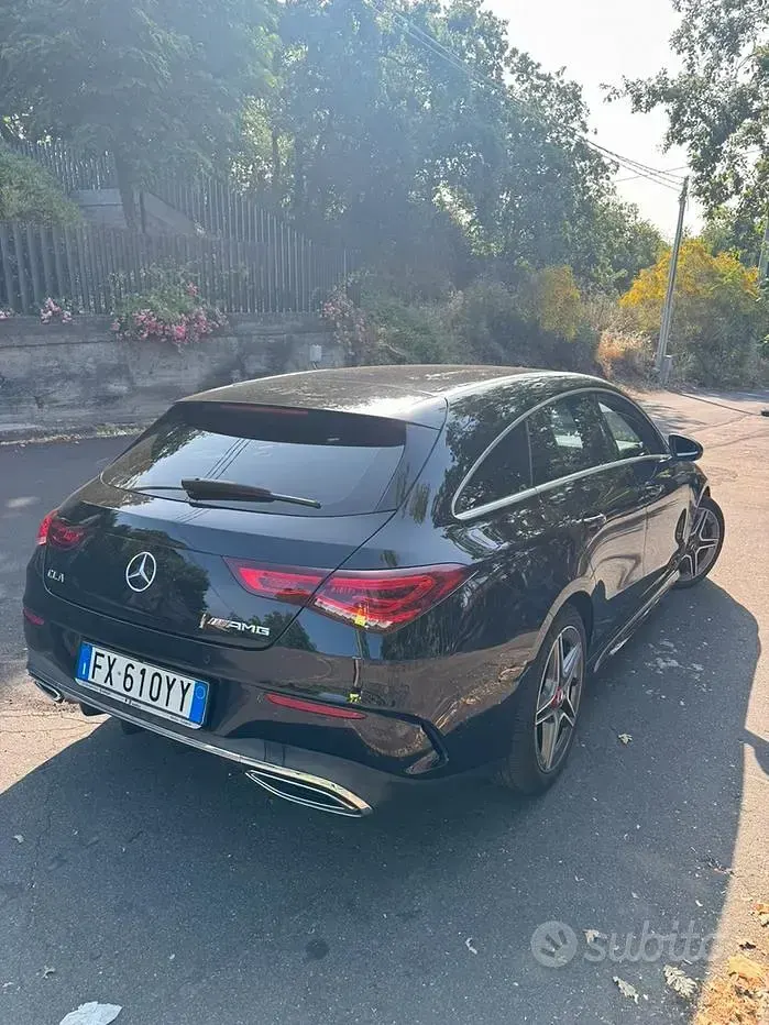 Usata Mercedes CLA200 AMG 150 CV (110 kW) 2020 Nero Station wagon