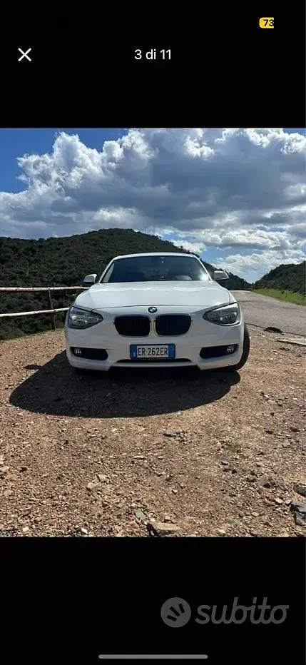 Usata BMW 118 143 CV (105 kW) 2013 Bianco Utilitaria