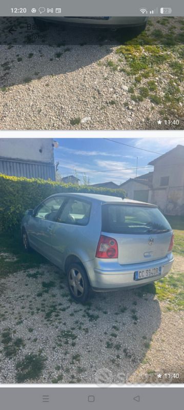 Usata VW Polo 101 CV (74 kW) 2002 Blu Utilitaria