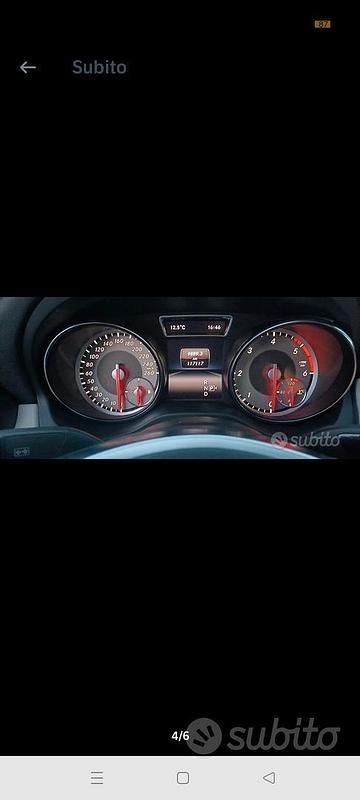 Usata Mercedes CLA220 170 CV (125 kW) 2013 Nero Berlina