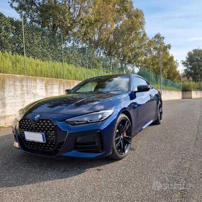 Usata BMW M440 M Sport 374 CV (275 kW) 2021 Blu/azzurro Berlina