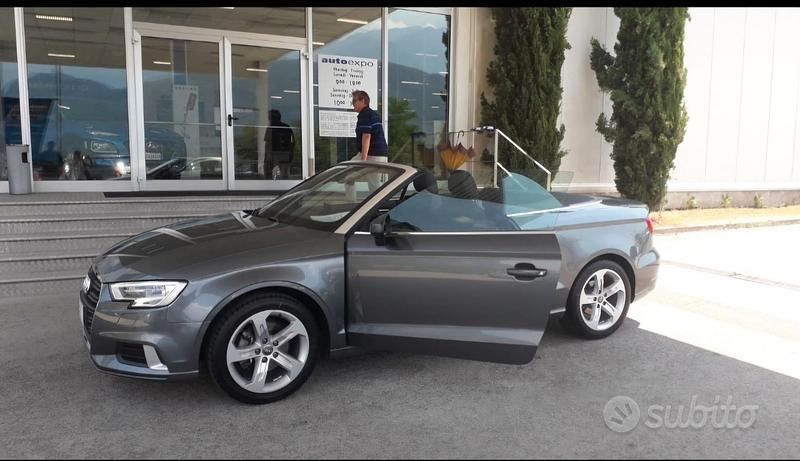 Käytetty Audi A3 Cabriolet 116 HP (85 kW) 2018 Harmaa Avoauto