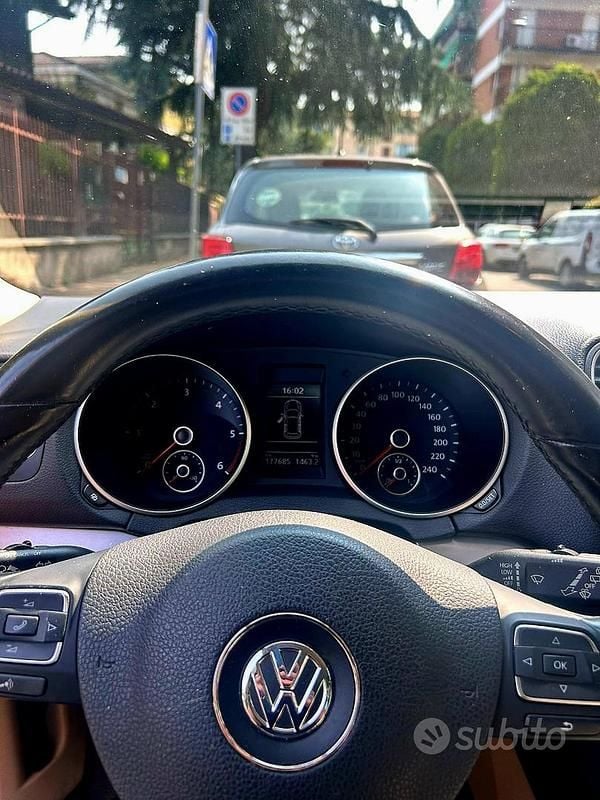Usata VW Golf VI 2010 Nero Utilitaria
