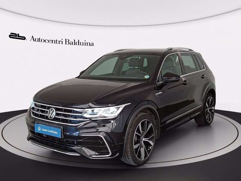 Nero Usata 2021 VW Tiguan R-line SUV | 33.900 € (Buon prezzo) - Immagine 1/4