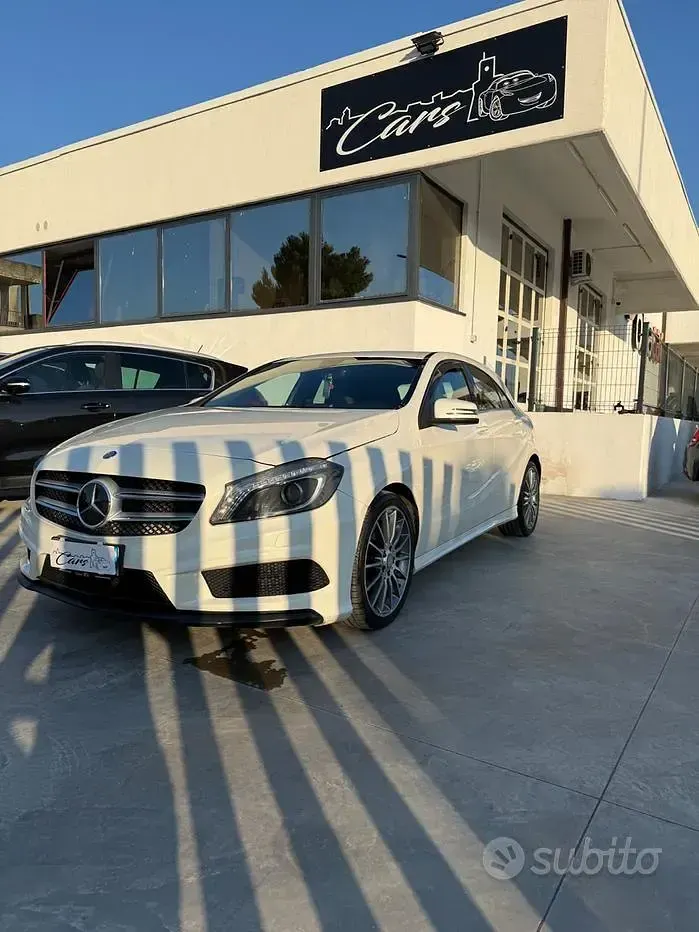 Usata Mercedes A180 Premium 109 CV (80 kW) 2015 Bianco Berlina
