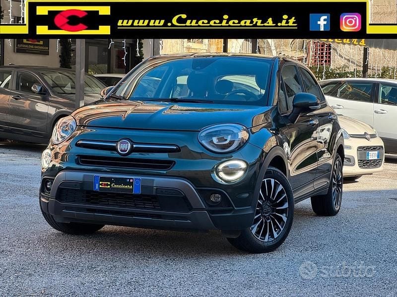 Usata Fiat 500X Cross 95 CV (69 kW) 2019 Verde SUV