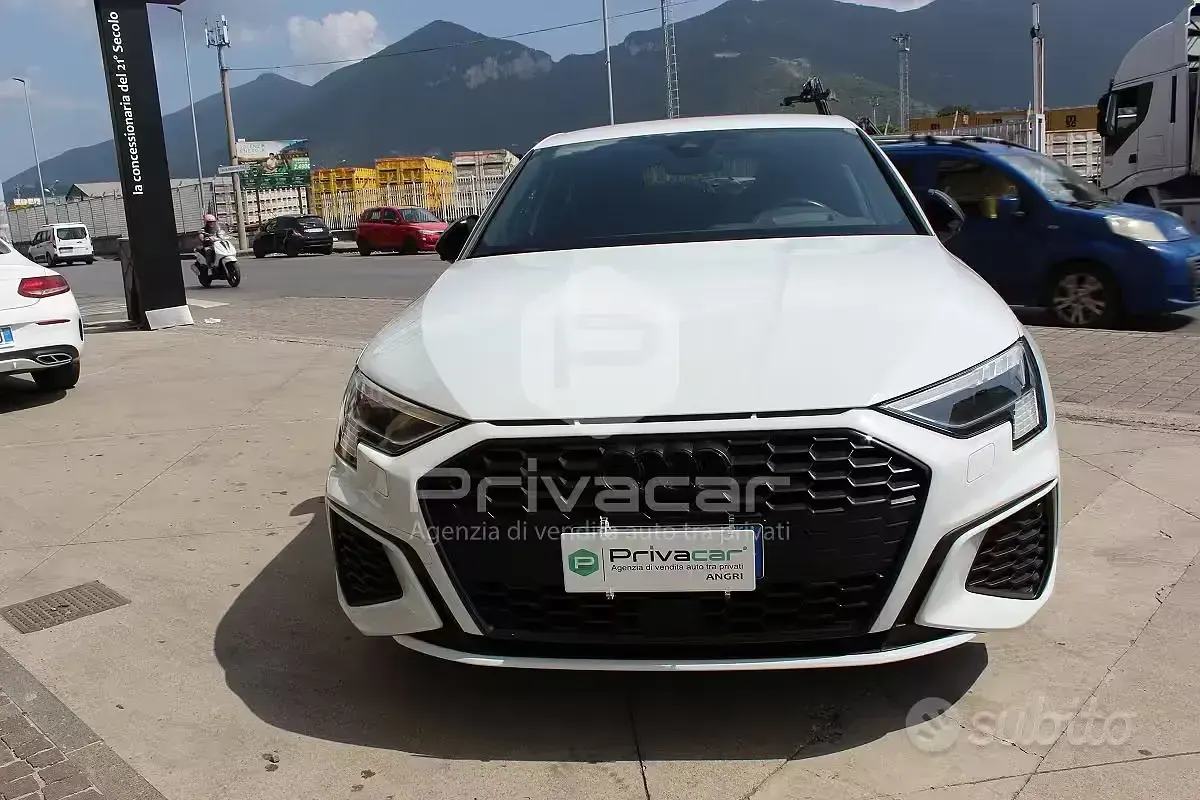 Usata Audi A3 Sportback S-Line 150 CV (110 kW) 2020 Bianco Utilitaria