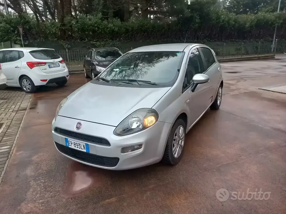 Usata Fiat Punto Easy 69 CV (50 kW) 2012 Grigio Utilitaria