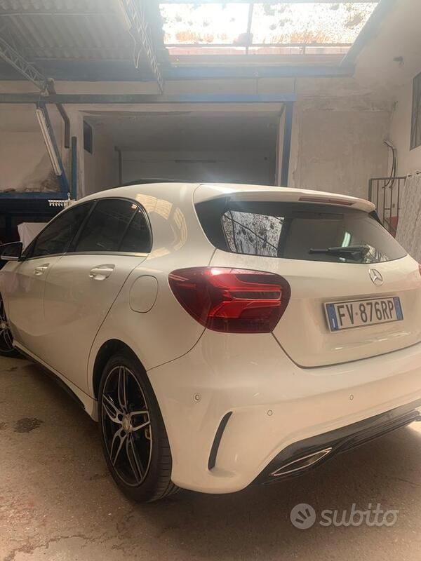 Usata Mercedes A180 AMG 109 CV (80 kW) 2017 Bianco Berlina