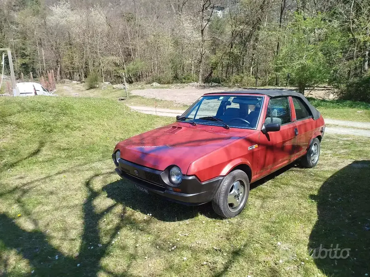 Usata Fiat Ritmo 85 CV (62 kW) 1982 Rosso Cabrio