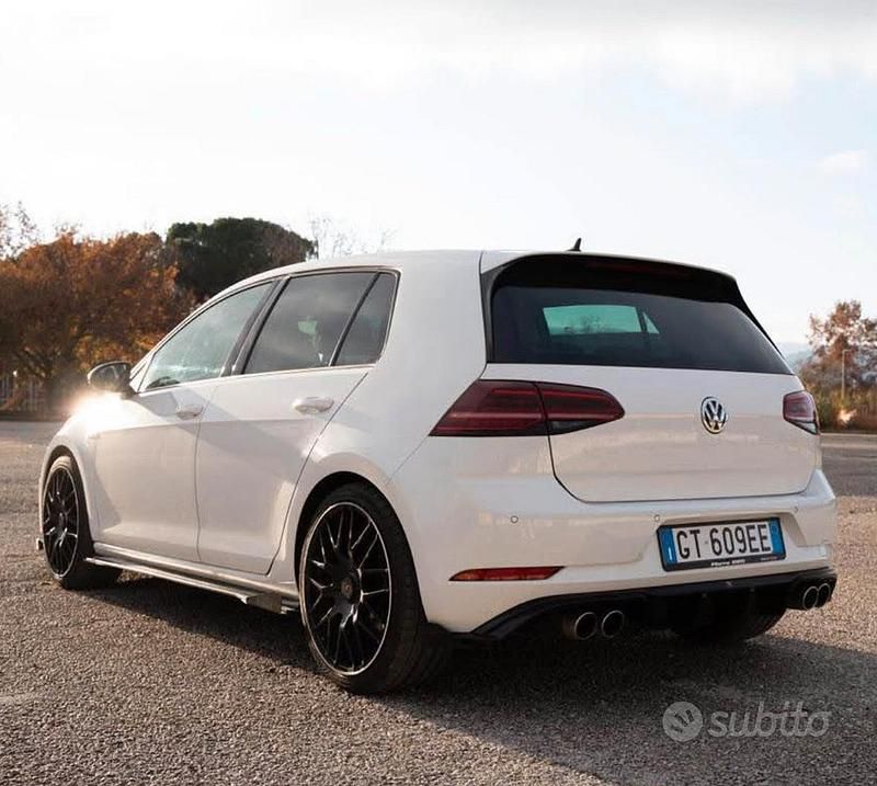 Usata VW Golf VII R-line 2018 Bianco Berlina