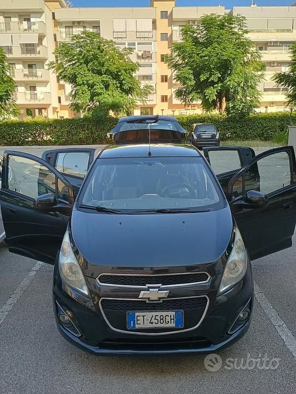 Usata Chevrolet Spark 68 CV (50 kW) 2013 Nero Utilitaria