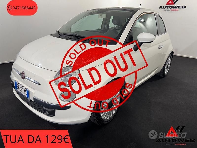 Bianco Usata 2014 Fiat 500 Lounge Tre volumi | 6990 € (Ottimo prezzo) - Immagine 1/4
