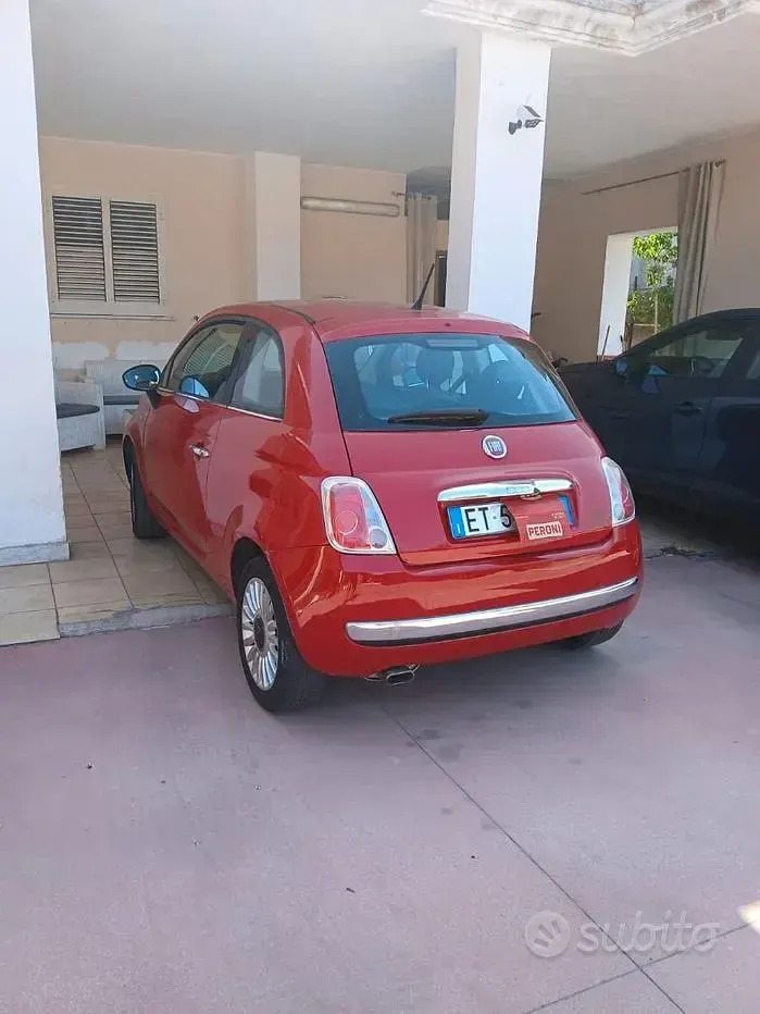 Usata Fiat 500 69 CV (50 kW) 2014 Rosso Utilitaria