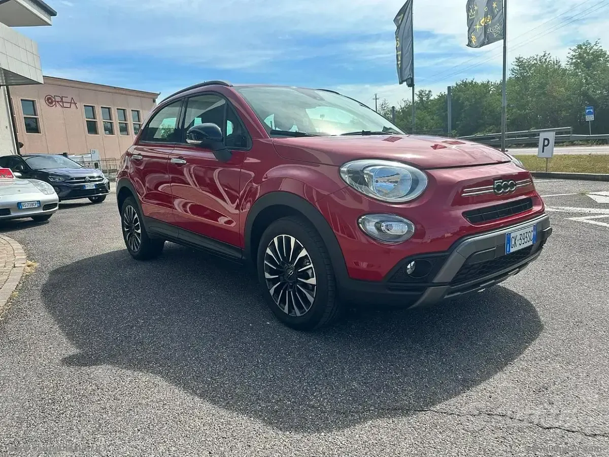 Usata Fiat 500X Cross 120 CV (88 kW) 2022 Rosso SUV