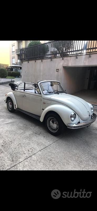 Usata VW Beetle Cabriolet 1970 Bianco Cabrio