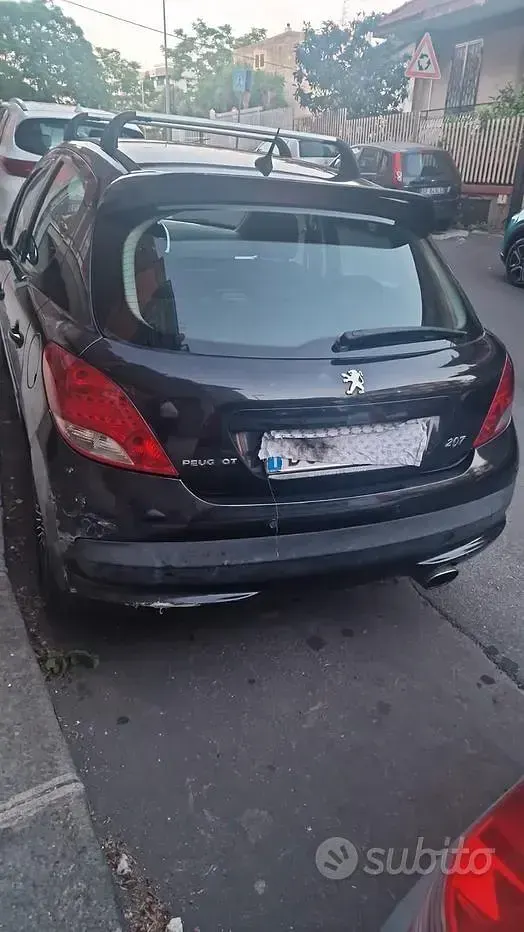 Usata Peugeot 207 70 CV (51 kW) 2007 Nero Berlina