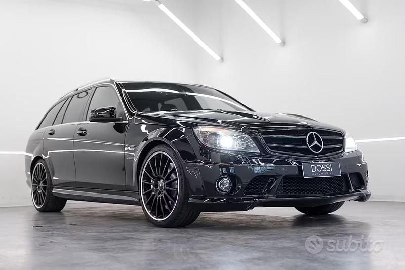 Usata Mercedes C63 AMG AMG 486 CV (357 kW) 2007 Nero Station wagon