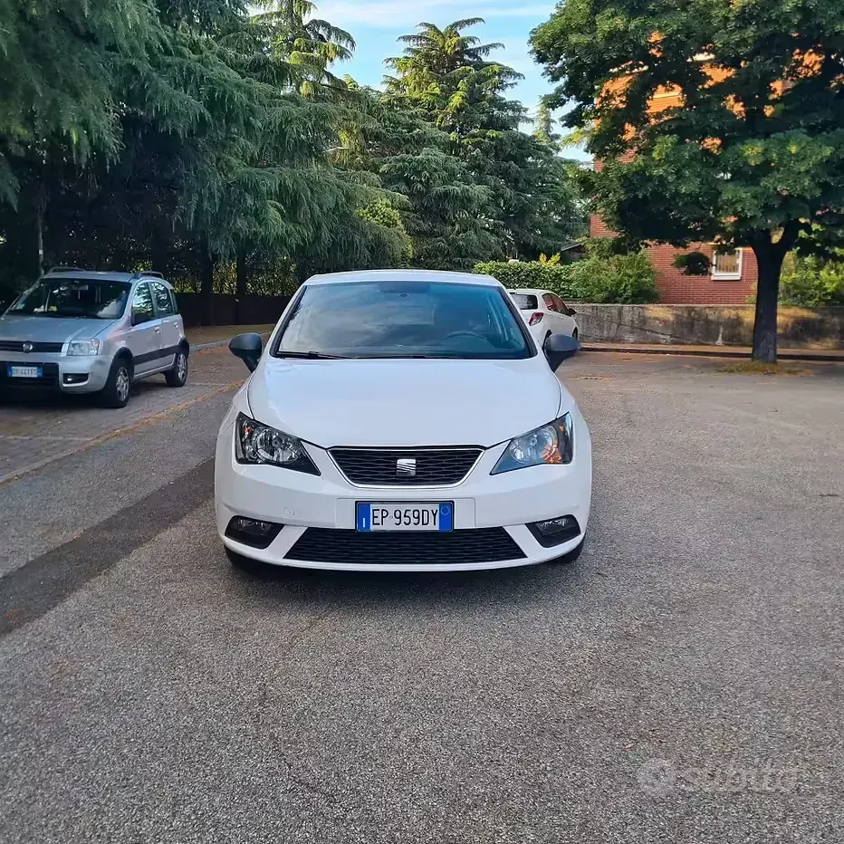 Usata Seat Ibiza 69 CV (50 kW) 2013 Bianco Berlina