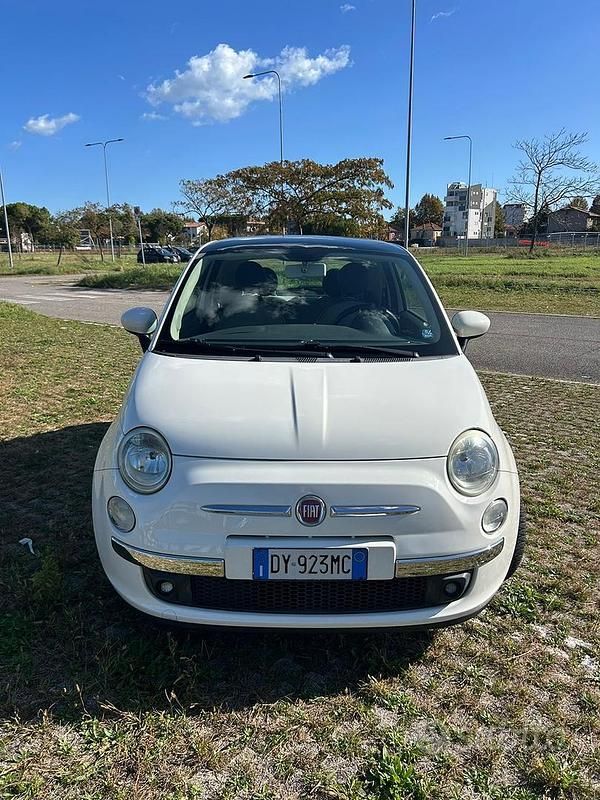 Usata Fiat 500 69 CV (50 kW) 2009 Bianco Cabrio
