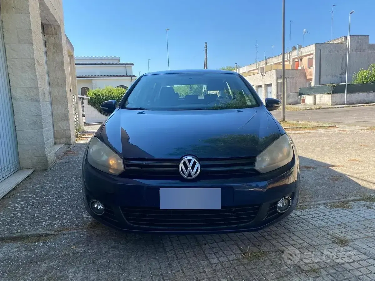 Usata VW Golf VII 105 CV (77 kW) 2012 Bluazzurro Berlina