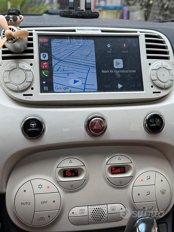 Usata Fiat 500 69 CV (50 kW) 2010 Bianco Utilitaria