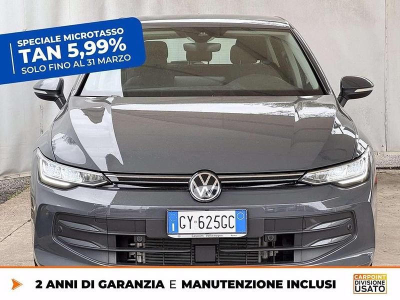 Usata VW Golf VIII Life 116 CV (85 kW) 2025 Grigio Berlina