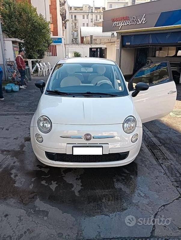 Usata Fiat 500 69 CV (50 kW) 2009 Bianco Cabrio