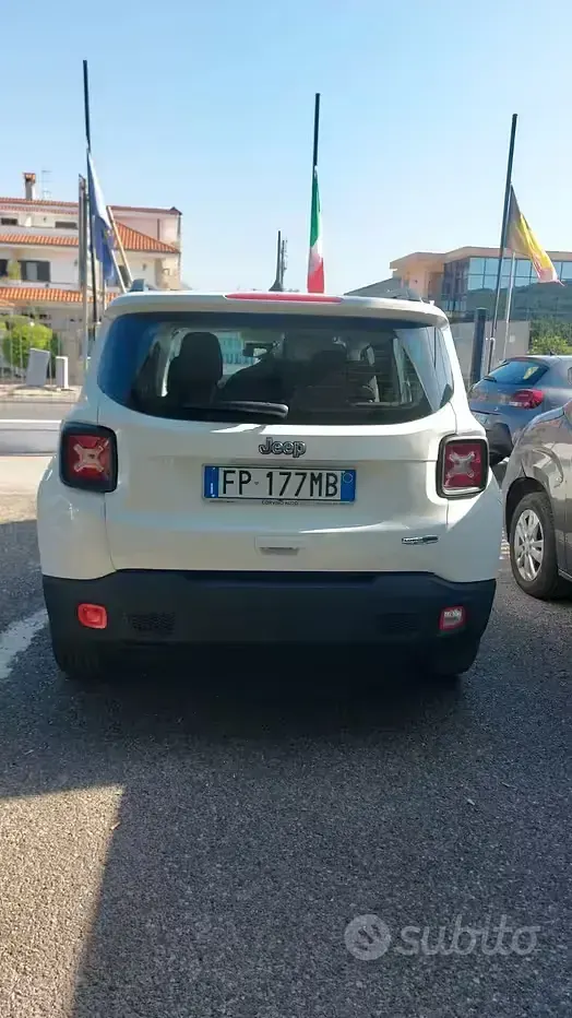 Usata Jeep Renegade 105 CV (77 kW) 2018 Bianco SUV
