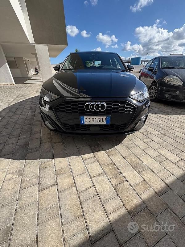 Usata Audi A3 Advanced 150 CV (110 kW) 2020 Nero Berlina