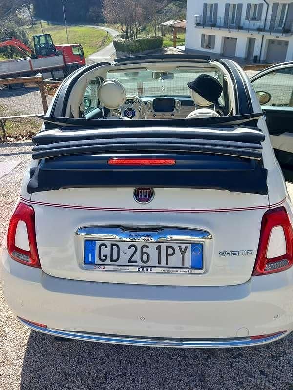 Usata Fiat 500C Dolcevita 69 CV (50 kW) 2021 Beige Cabrio