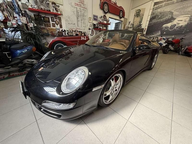 Usata Porsche 997 355 CV (261 kW) 2007 Nero Cabrio