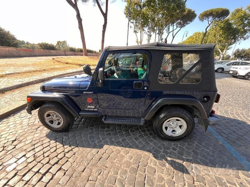 Begagnad Jeep Wrangler 143 HK (105 kW) 2005 Blå SUV