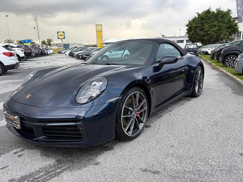 Usata Porsche 911 Carrera S Cabriolet 450 CV (330 kW) 2020 Blu Cabrio