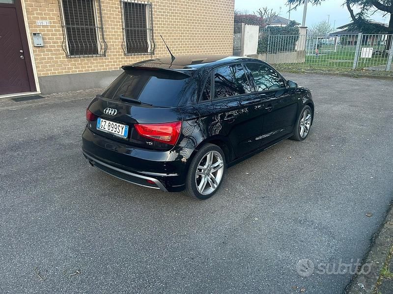 Usata Audi A1 S-Line 90 CV (66 kW) 2013 Nero Utilitaria