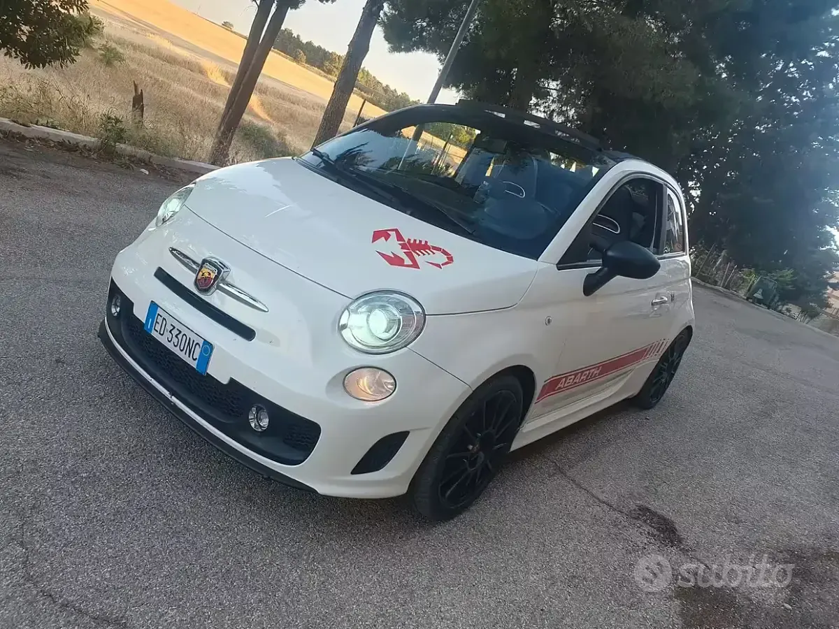 Usata Abarth 500C 140 CV (102 kW) 2010 Bianco Cabrio