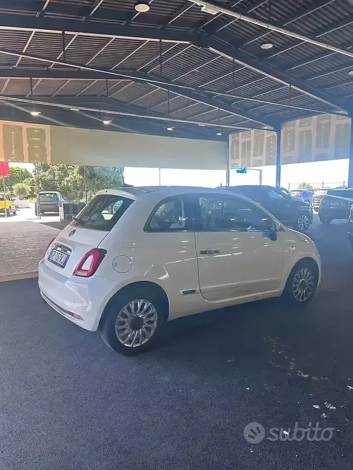 Usata Fiat 500 Lounge 86 CV (63 kW) 2019 Bianco Berlina
