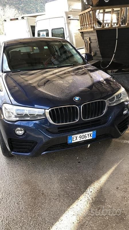 Usata BMW X4 190 CV (139 kW) 2014 Blu SUV
