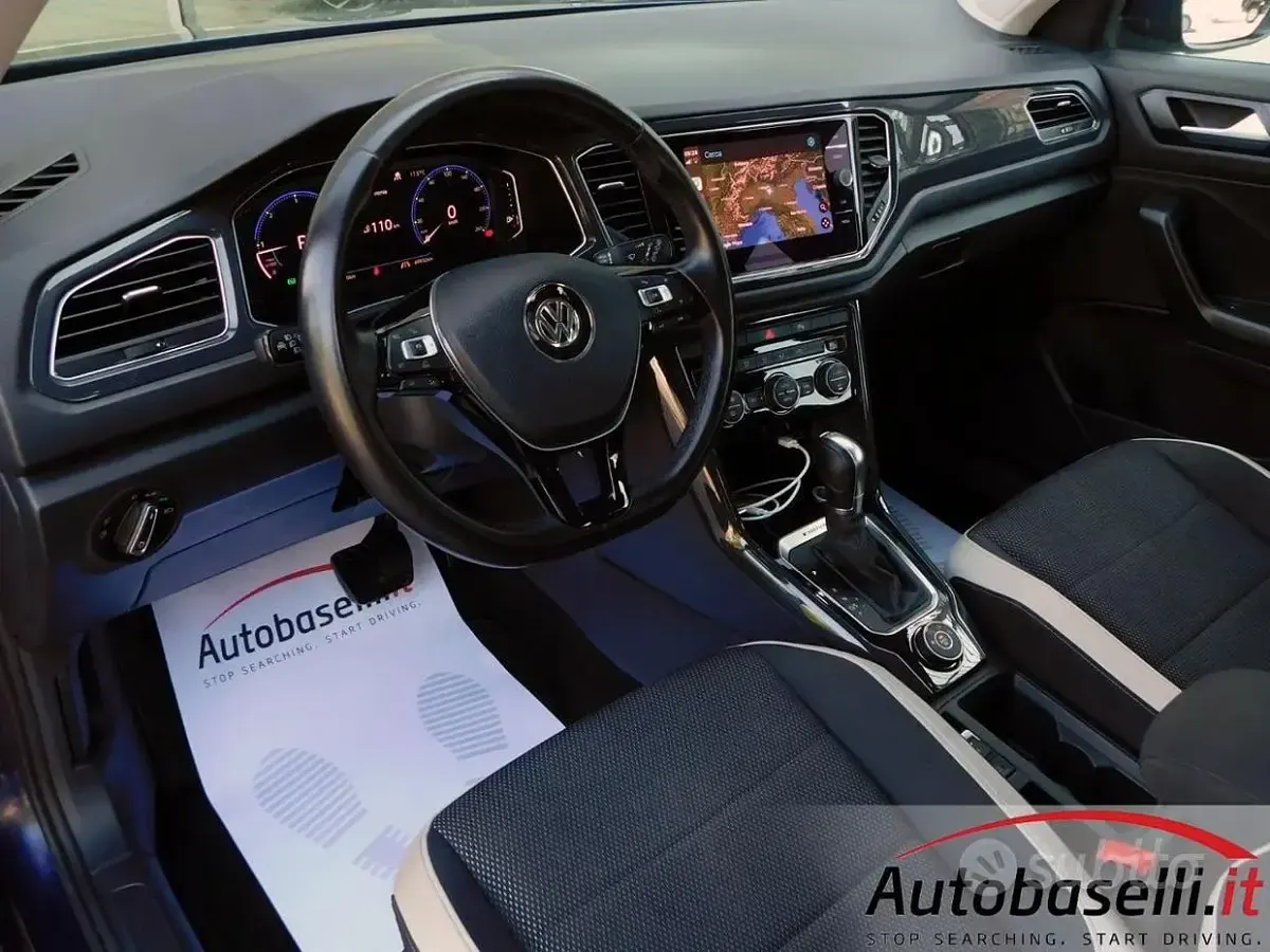 Usata VW T-Roc Advance 150 CV (110 kW) 2018 Blu SUV