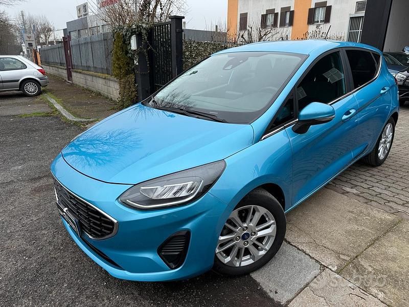 Usata Ford Fiesta Titanium 125 CV (91 kW) 2022 Blu Utilitaria