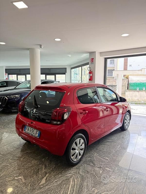 Usata Peugeot 108 Active 69 CV (50 kW) 2018 Rosso Berlina