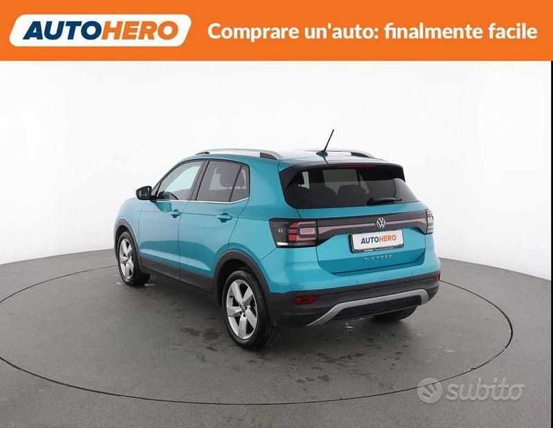 Usata VW T-Cross Advance 110 CV (80 kW) 2022 Verde SUV