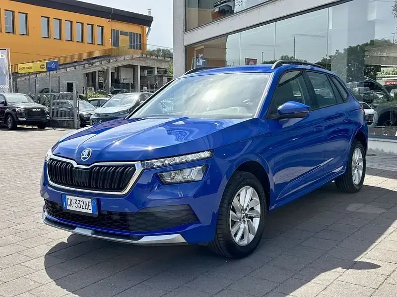 Usata Skoda Kamiq Ambition 110 CV (80 kW) 2022 Blu SUV