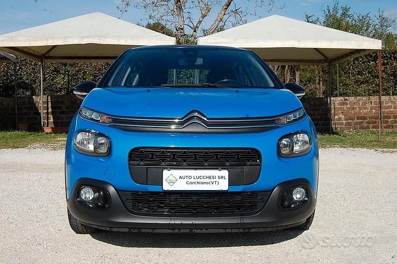 Usata Citroën C3 Shine 101 CV (74 kW) 2019 Blu Utilitaria