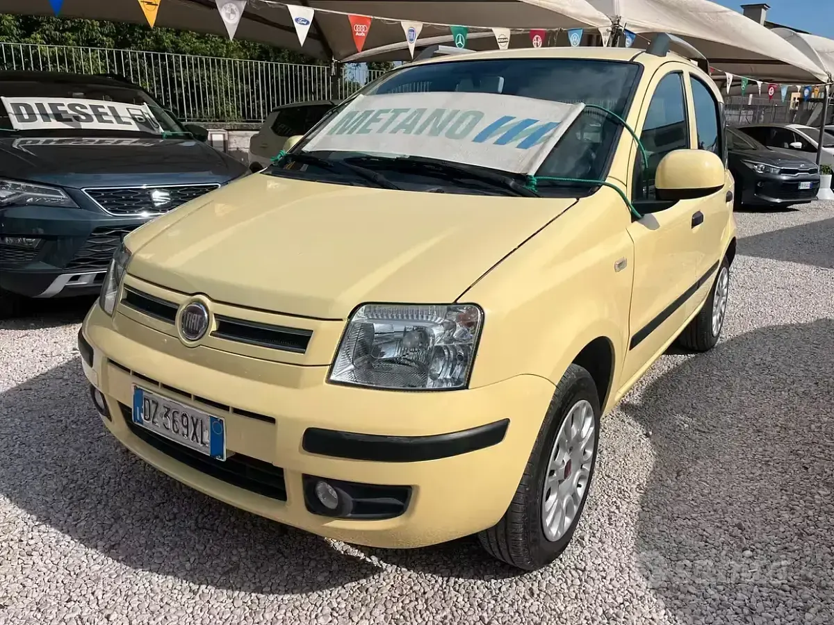 Usata Fiat Panda Dynamic 60 CV (44 kW) 2009 Giallo Utilitaria