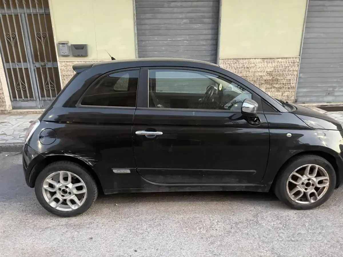Usata Fiat 500 75 CV (55 kW) 2008 Nero Berlina