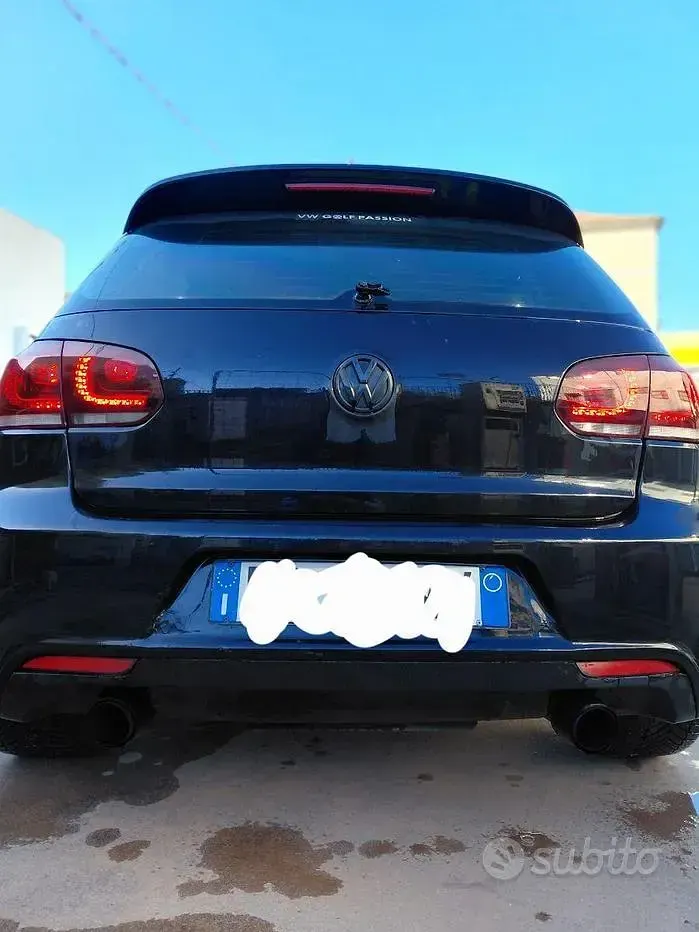 Usata VW Golf VI 140 CV (102 kW) 2010 Nero Coupé