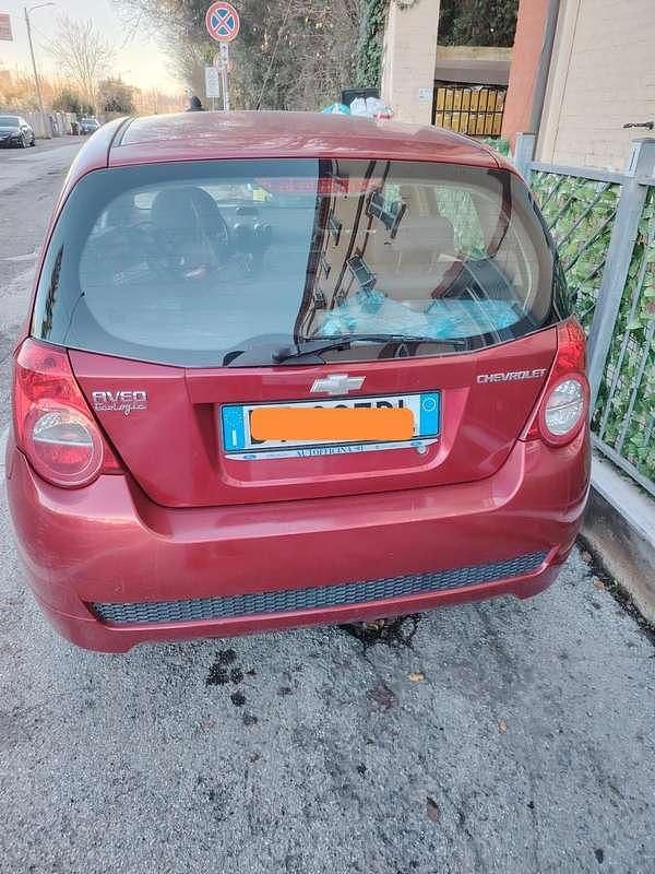 Usata Chevrolet Aveo LS 84 CV (61 kW) 2008 Rosso Berlina