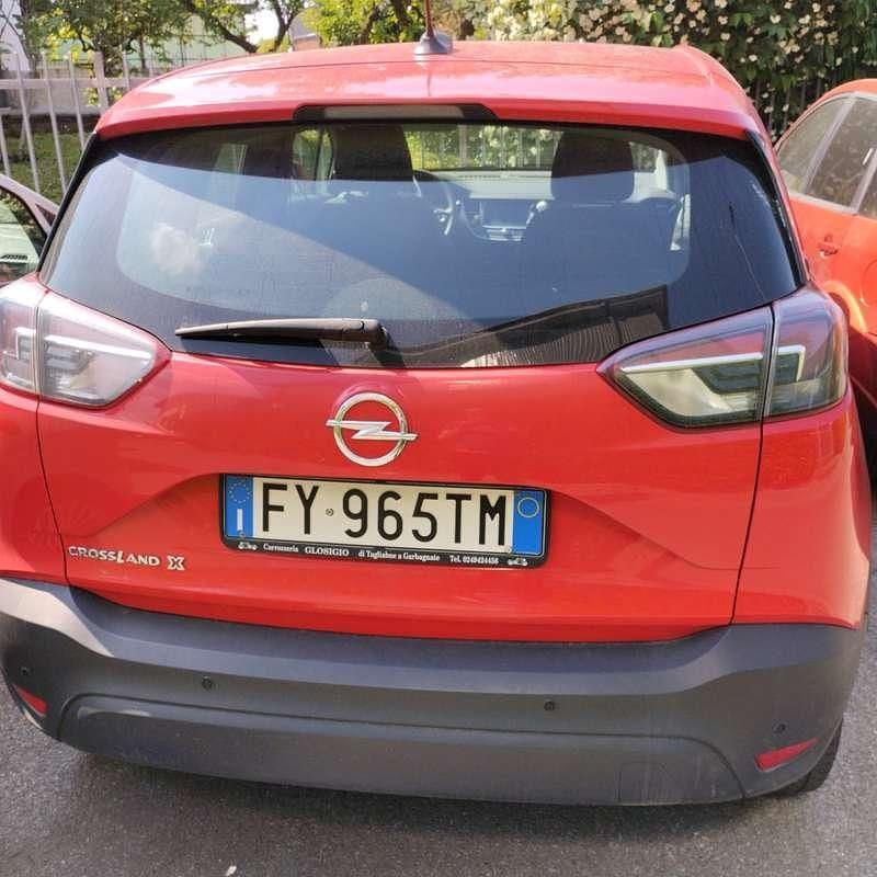 Usata Opel Crossland X 83 CV (61 kW) 2019 Rosso SUV