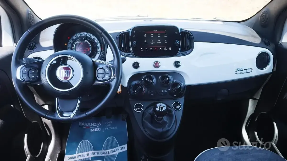 Usata Fiat 500 Lounge 69 CV (50 kW) 2021 Nero Utilitaria